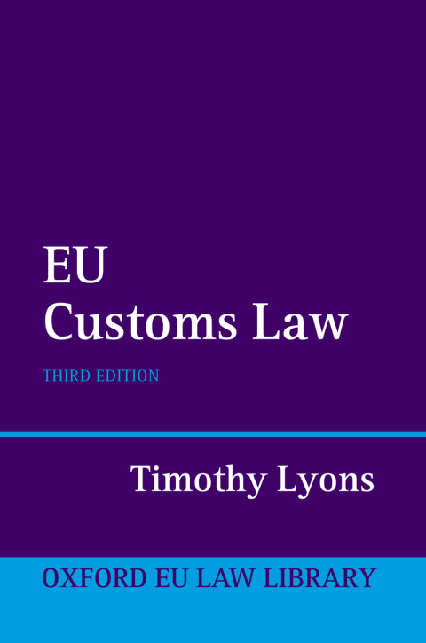 Cover image for book EU Customs Law