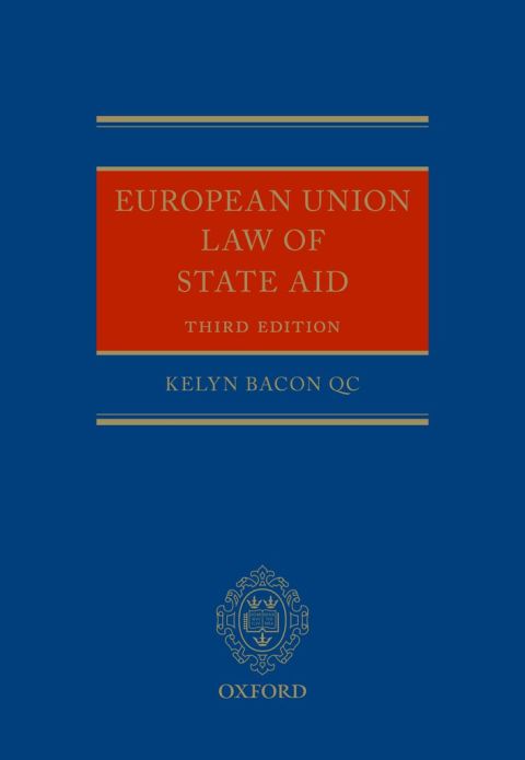 Cover image for book European Union Law of State Aid