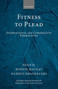 Titelbild: Fitness to Plead 1st edition 9780198788478