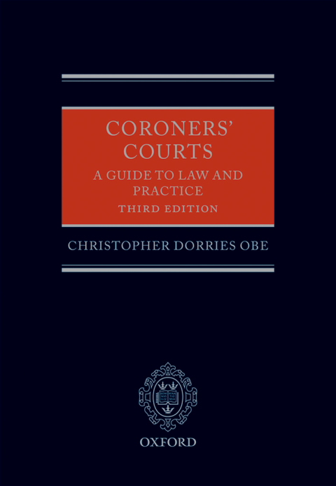Cover image for book Coroners' Courts