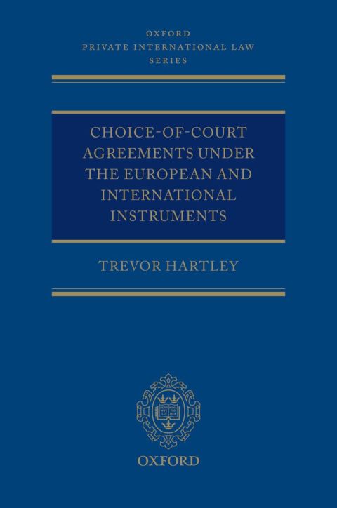Cover image for book Choice-of-court Agreements under the European and International Instruments