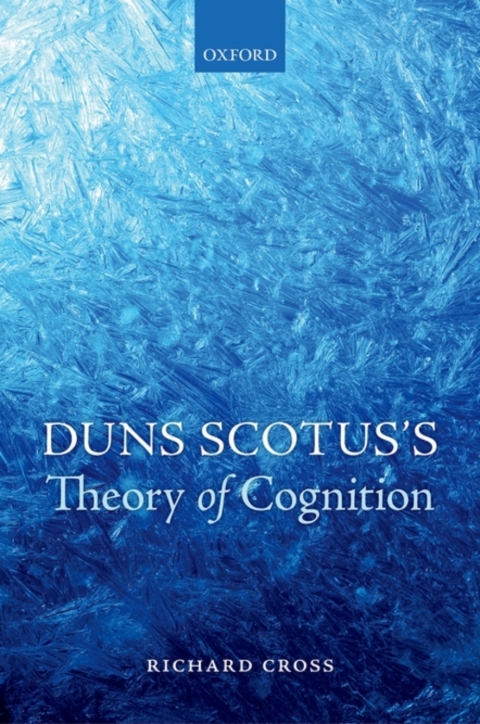 Cover image for book Duns Scotus's Theory of Cognition