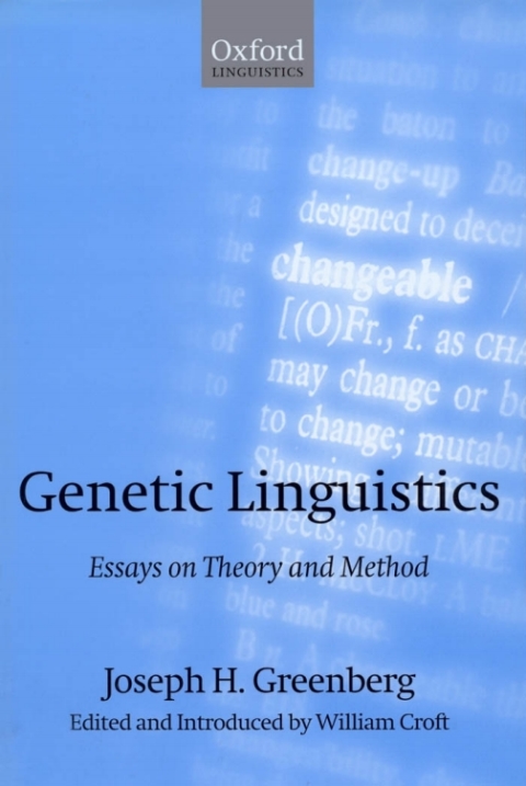 Cover image for book Genetic Linguistics
