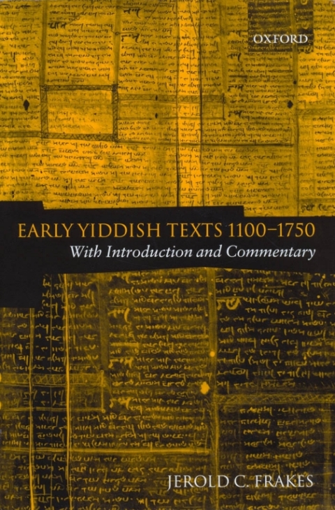 Cover image for book Early Yiddish Texts 1100-1750