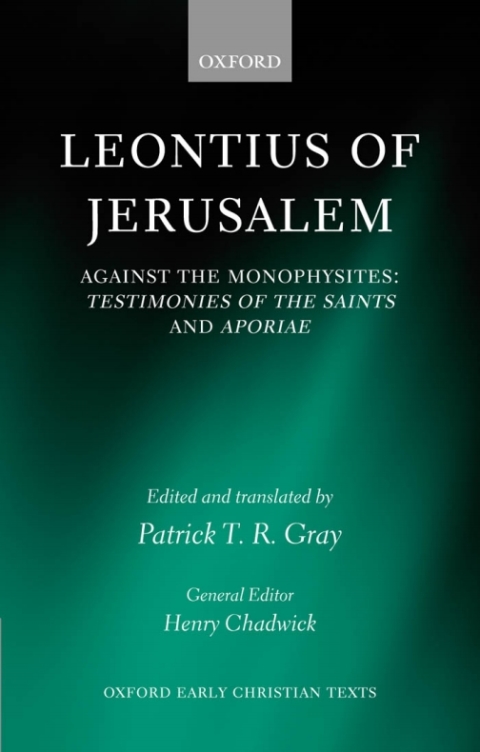 Cover image for book Leontius of Jerusalem