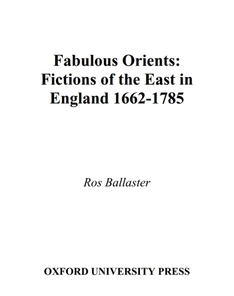 Cover image for book Fabulous Orients