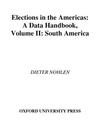 Elections in the Americas: A Data Handbook