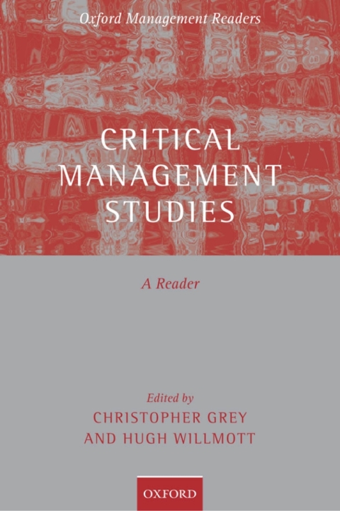 Cover image for book Critical Management Studies