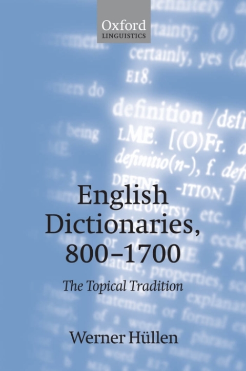 Cover image for book English Dictionaries, 800-1700
