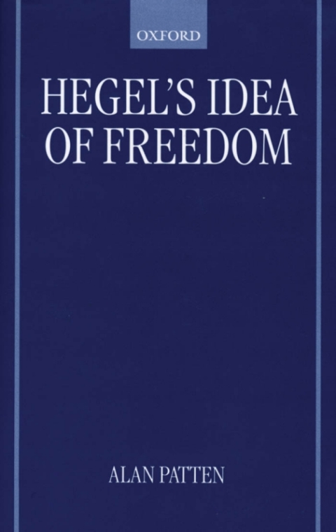 Cover image for book Hegel's Idea of Freedom