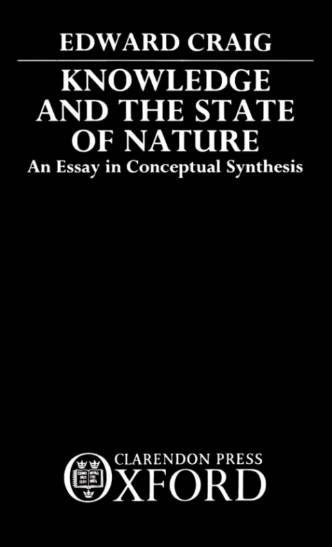 Cover image for book Knowledge and the State of Nature