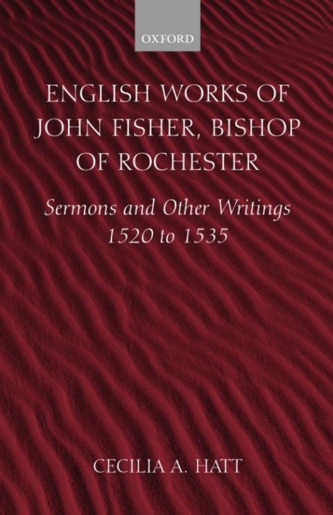 Cover image for book English Works of John Fisher, Bishop of Rochester
