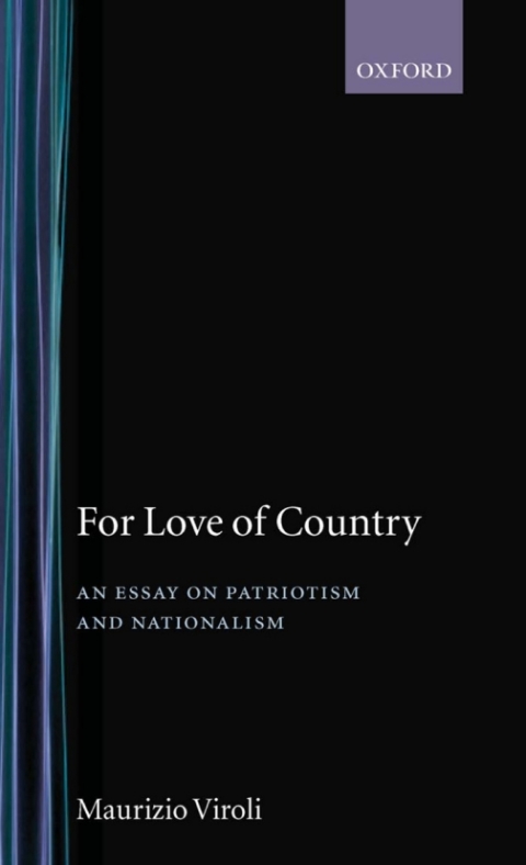 Cover image for book For Love of Country