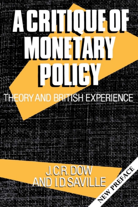 Cover image for book A Critique of Monetary Policy