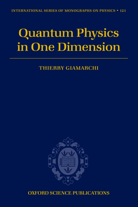Cover image for book Quantum Physics in One Dimension