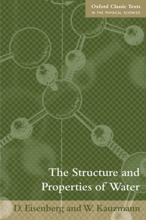 Cover image for book The Structure and Properties of Water