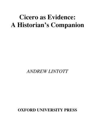 Cicero as Evidence