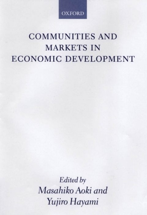 Cover image for book Communities and Markets in Economic Development