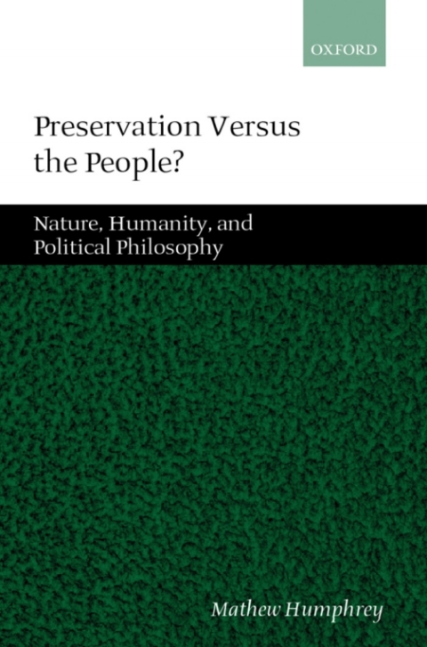 Cover image for book Preservation Versus the People?