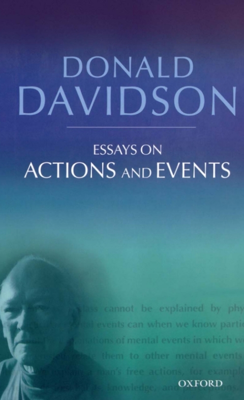 Cover image for book Essays on Actions and Events