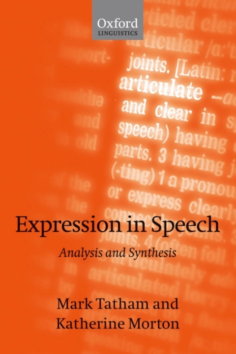 Cover image for book Expression in Speech