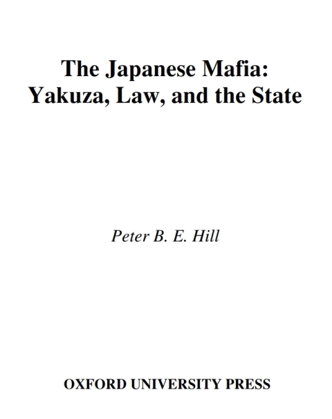 Cover image for book The Japanese Mafia