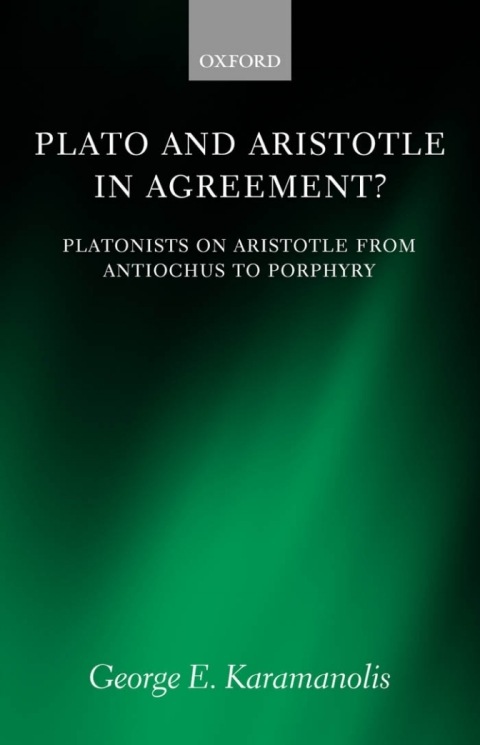 Cover image for book Plato and Aristotle in Agreement?