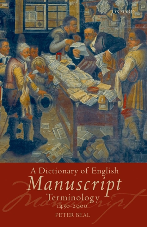 Cover image for book A Dictionary of English Manuscript Terminology