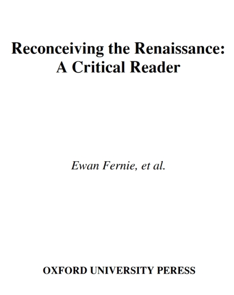 Cover image for book Reconceiving the Renaissance