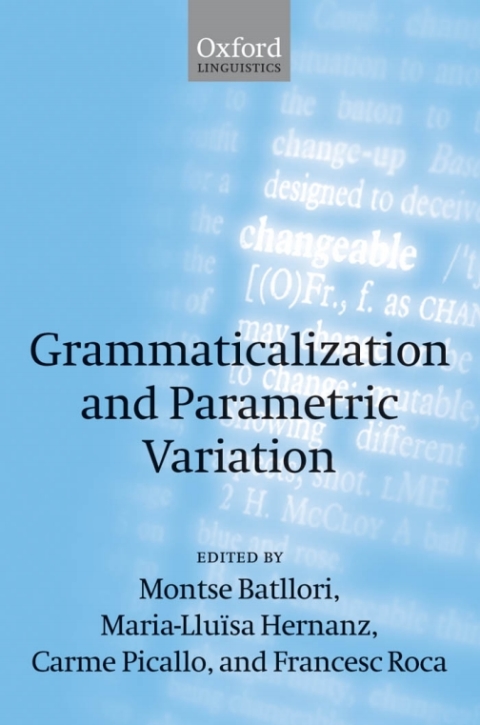Cover image for book Grammaticalization and Parametric Variation