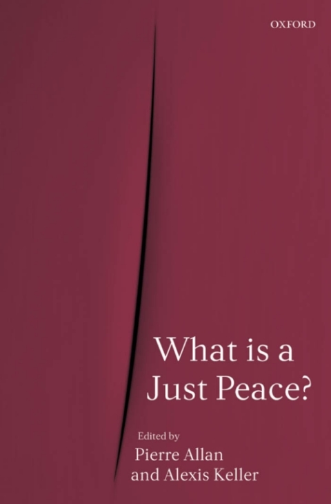 Cover image for book What is a Just Peace?