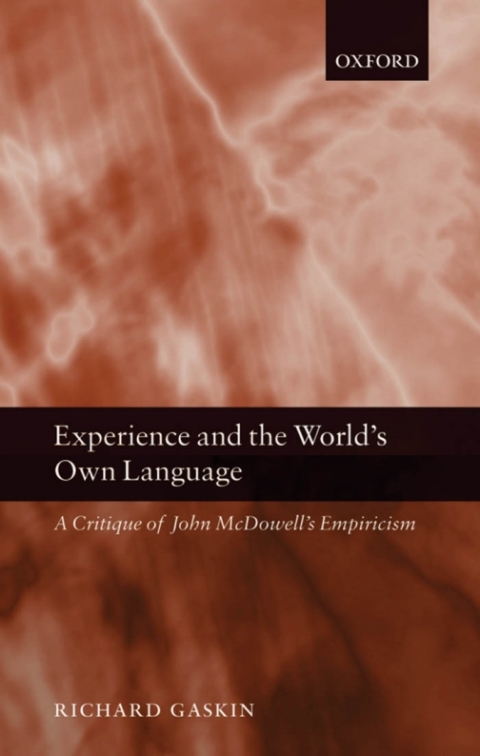 Cover image for book Experience and the World's Own Language