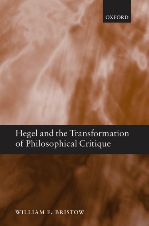 Cover image for book Hegel and the Transformation of Philosophical Critique