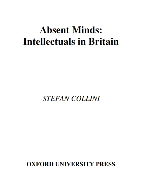 Cover image for book Absent Minds