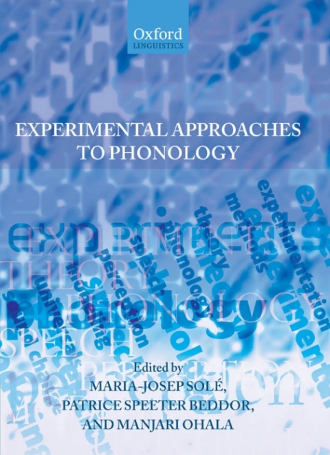 Cover image for book Experimental Approaches to Phonology
