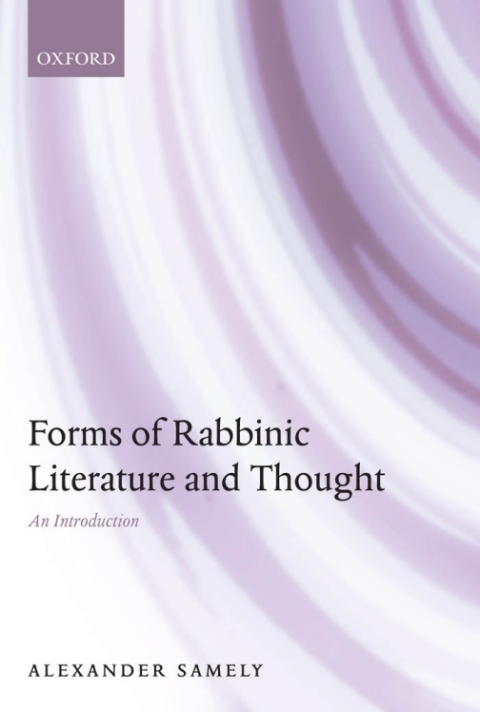 Cover image for book Forms of Rabbinic Literature and Thought