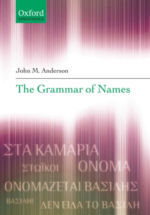 Cover image for book The Grammar of Names
