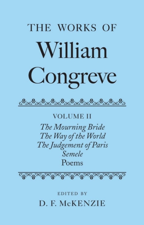 Cover image for book The Works of William Congreve
