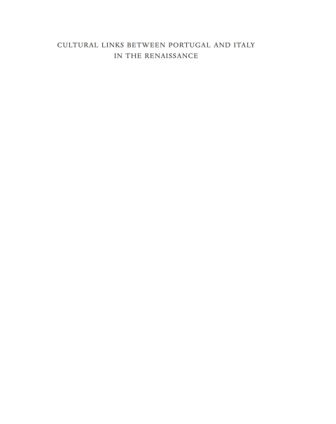 Cover image for book Cultural Links between Portugal and Italy in the Renaissance