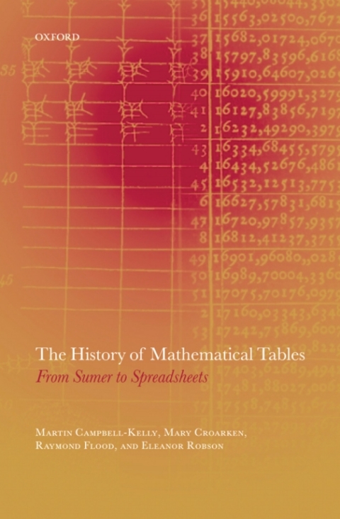 Cover image for book The History of Mathematical Tables