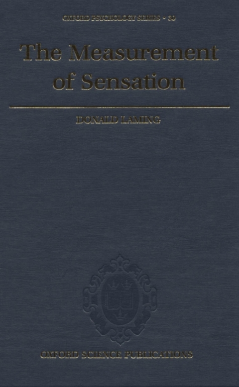 Cover image for book The Measurement of Sensation