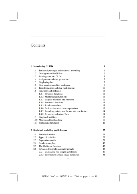 Cover image for book Statistical modelling in GLIM4