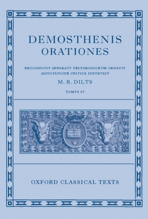 Cover image for book Demosthenis Orationes IV