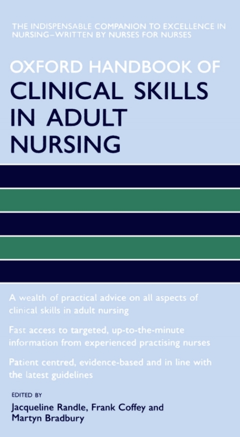 Cover image for book Oxford Handbook of Clinical Skills in Adult Nursing