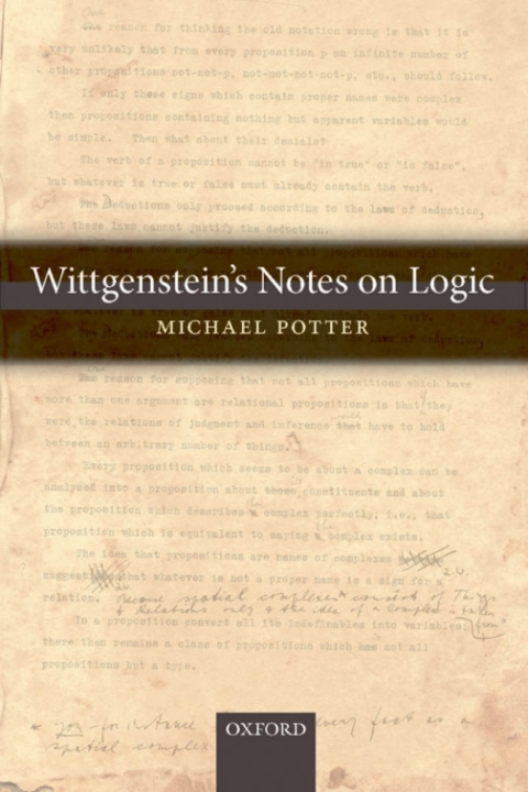 Cover image for book Wittgenstein's Notes on Logic