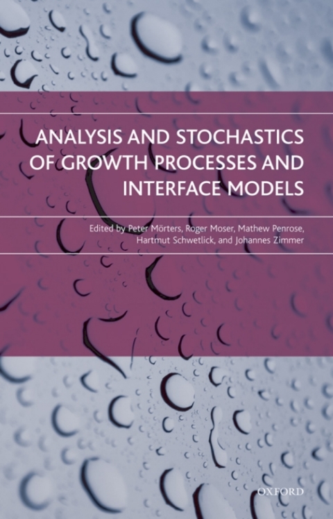 Cover image for book Analysis and Stochastics of Growth Processes and Interface Models