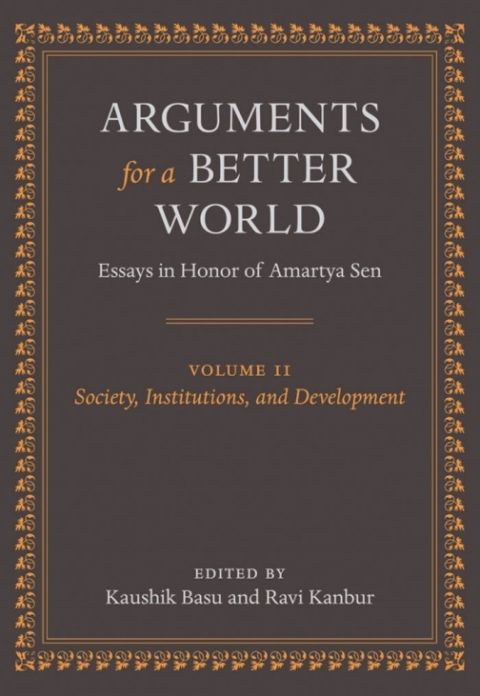 Cover image for book Arguments for a Better World: Essays in Honor of Amartya Sen
