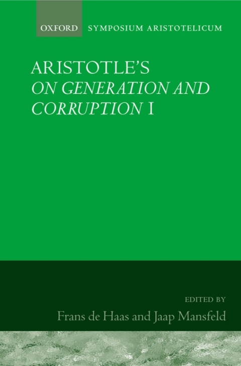 Cover image for book Aristotle's On Generation and Corruption I Book 1