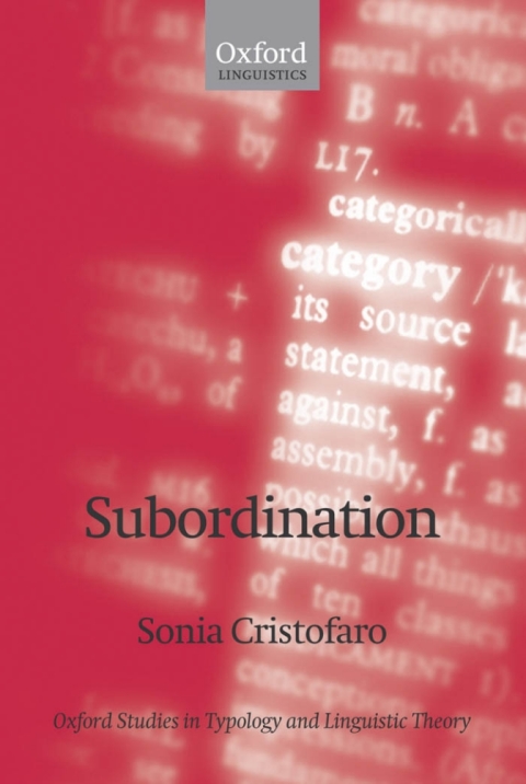 Cover image for book Subordination