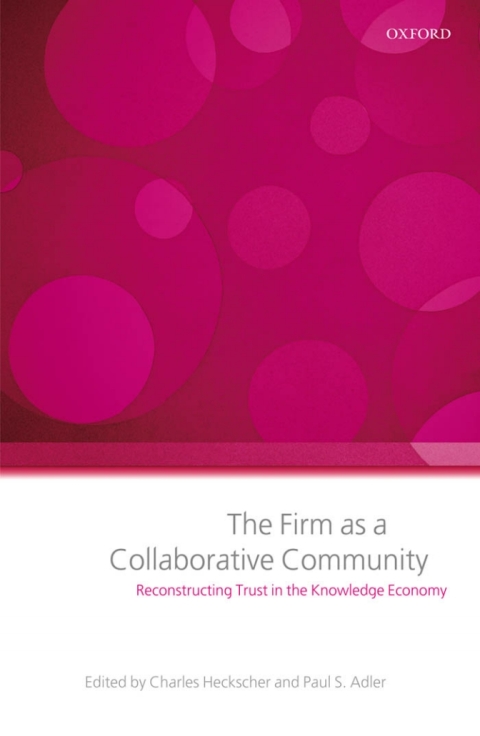Cover image for book The Firm as a Collaborative Community
